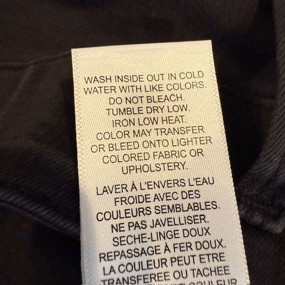 FRAME Le Catroux High Rise Flared Jeans in Kerry Black Size 24 - Picture 9 of 14